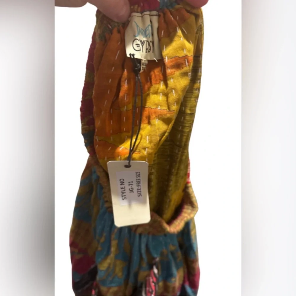Jaded Gypsy Kantha Maxi Skirt, NWT, Free Size, Fits XS-Large, Unique, Bohemian